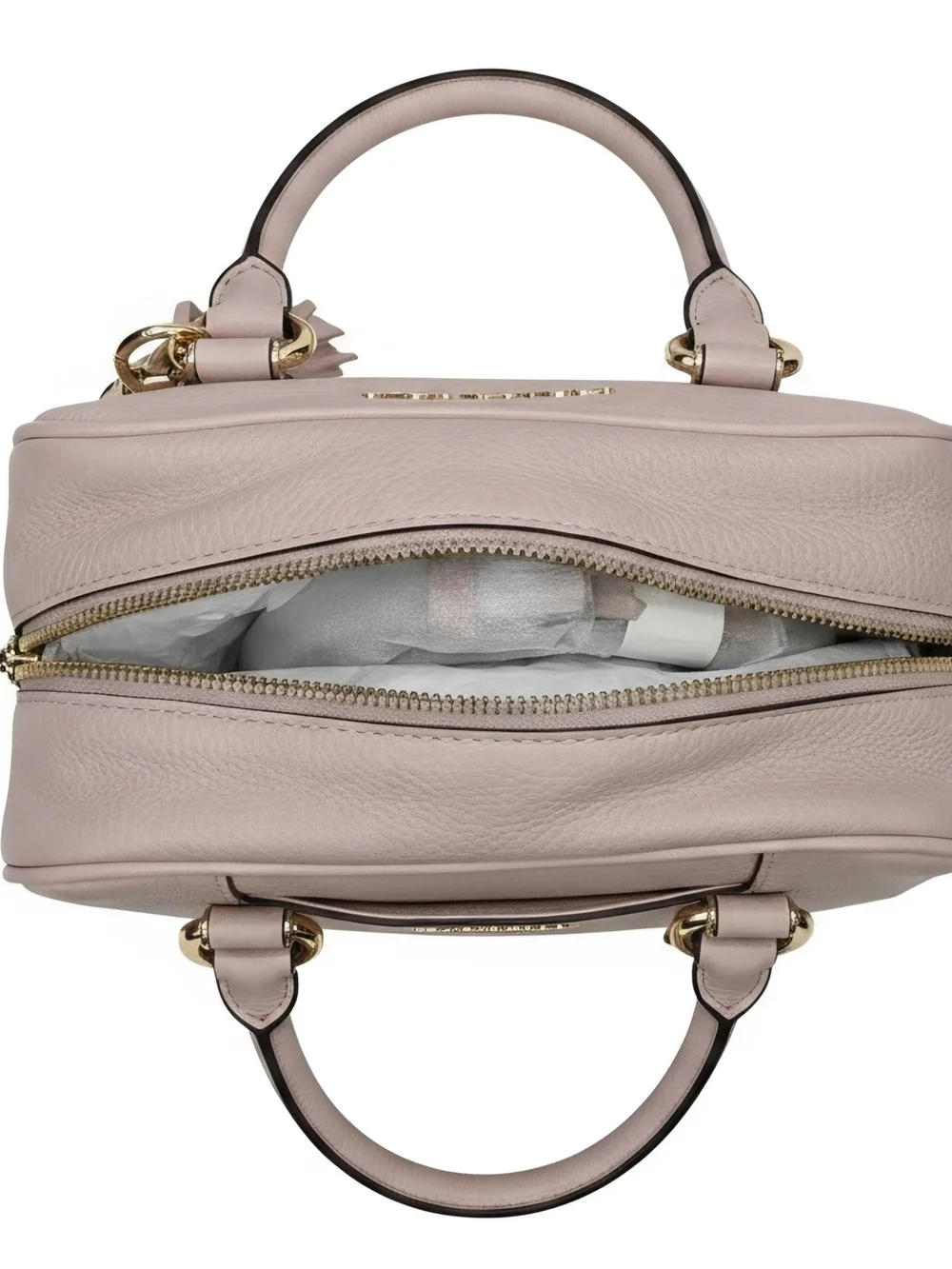 Michael Kors Pink Leather Satchel Handbag